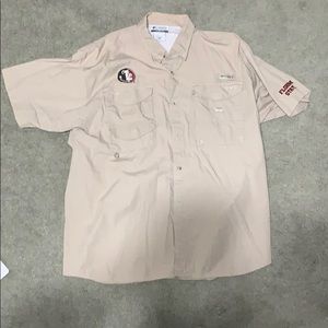 Men’s FSU Columbia PFG Button Up